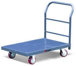 重载型大台面铁平板推车