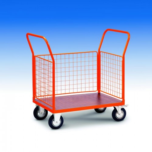 钢丝网栏板车 - 3面栏板